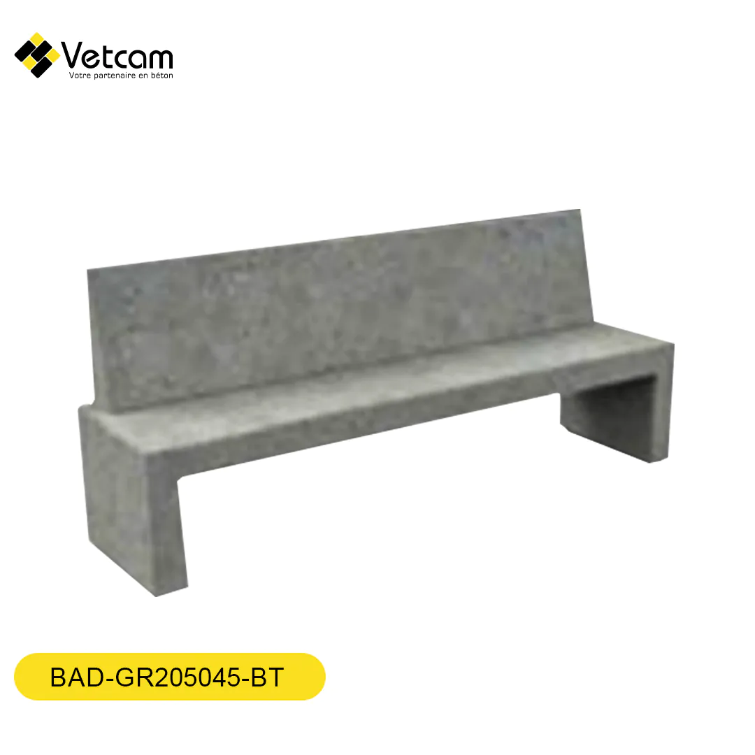 Banc Adrar Dossier Béton
