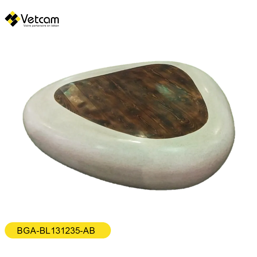 Banc Galet Assise bois
