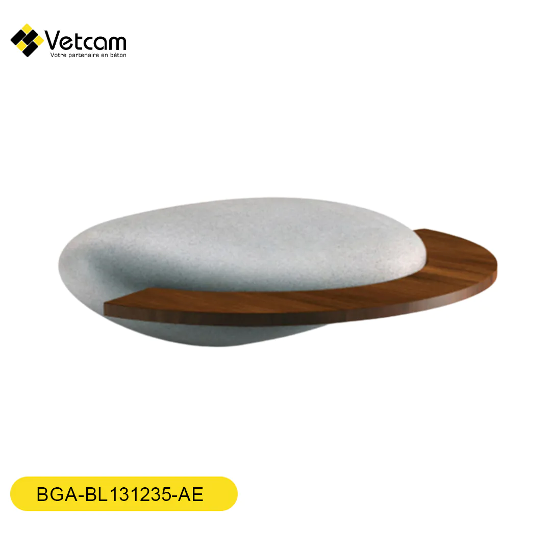 Banc Galet Assise ext bois