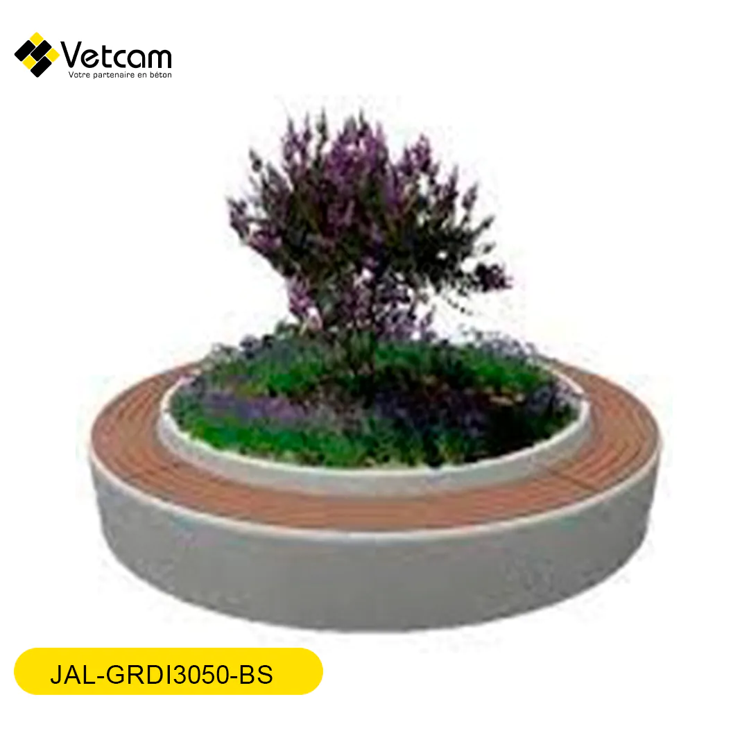 Jardinière Alma assise en bois