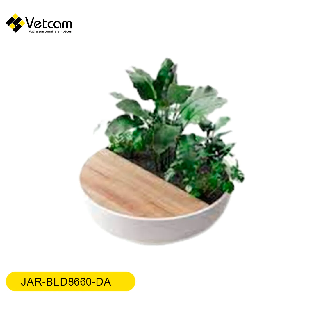 Jardinière Argana assise en bois